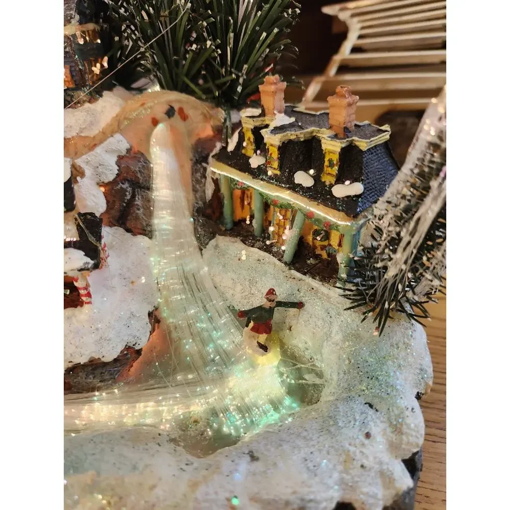 2006 Fiber Optic Christmas Village From Target Tested Works With Box